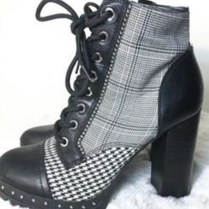 Cute Aldo high heel lace up boots New never worn